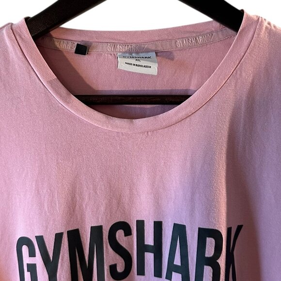 Gymshark Men's Bubble Gum Pink Slim Fit Short Sleeve Apollo T-Shirt Size XL - Picture 4 of 9